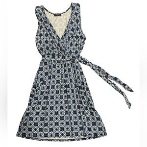 Market & spruce blue and white dress. S.